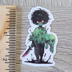 10/$10 Zombie Doll Horror Cartoon Stickers Decals Gothic Mushroom